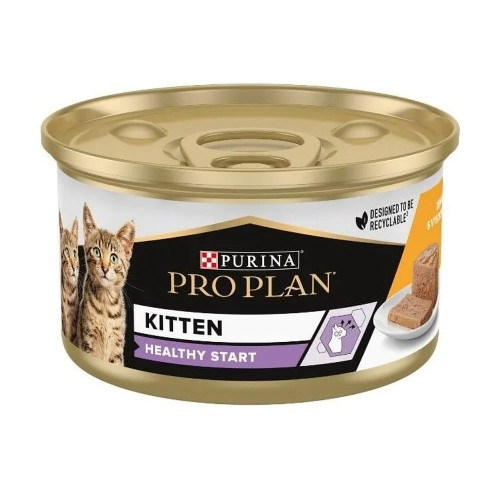 Консерва Purina ProPlan Junior, для котят, мусс с курицей, 85 г Консерва Purina ProPlan Junior, для котят, мусс с курицей, 85 г