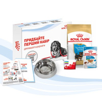 Стартовий набір Royal Canin Yorkshire Puppy для цуценят йоркширського терьера, миска, мірний стаканчик, щоденник, сухий та вологий корм, 500 г + 85 г Стартовий набір Royal Canin Yorkshire Puppy для цуценят йоркширського терьера, миска, мірний стаканчик, щоденник, сухий та вологий корм, 500 г + 85 г