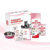 Стартовый набор Royal Canin Kitten для котят, миска, мерный стаканчик, дневник, сухой и влажный корм, 400 г + 85 г Стартовый набор Royal Canin Kitten для котят, миска, мерный стаканчик, дневник, сухой и влажный корм, 400 г + 85 г