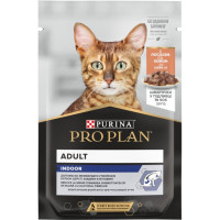 Вологий корм Purina ProPlan Indoor для котів що живуть вдома, з лососем, 85 г Вологий корм Purina ProPlan Indoor для котів що живуть вдома, з лососем, 85 г