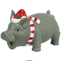 Іграшка Trixie Pig для собак, різдвяне порося, латекс, 16 см Іграшка Trixie Pig для собак, різдвяне порося, латекс, 16 см