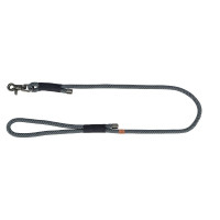 Поводок Trixie Soft Rope для собак, размер S-XL, 1 м/10 мм, черный/серый Поводок Trixie Soft Rope для собак, размер S-XL, 1 м/10 мм, черный/серый