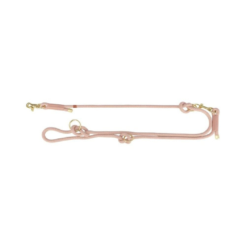 Повідець Trixie Soft Rope для собак, регульований, розмір S-XL, 2 м/10 мм, рожевий/світло-рожевий