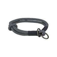 Нашийник-зашморг Trixie Soft Rope для собак, розмір XS-S, 30 см/10 мм, чорний/сірий Нашийник-зашморг Trixie Soft Rope для собак, розмір XS-S, 30 см/10 мм, чорний/сірий