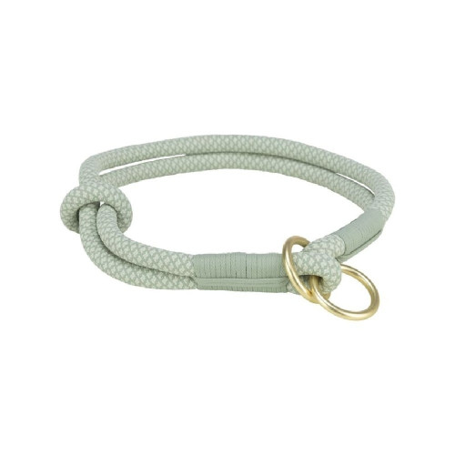 Ошейник-удавка Trixie Soft Rope для собак, размер XS-S, 30 см/10 мм, шалфей/мятный