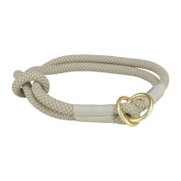 Ошейник-удавка Trixie Soft Rope для собак, размер XS-S, 30 см/10 мм, серый/светло-серый Ошейник-удавка Trixie Soft Rope для собак, размер XS-S, 30 см/10 мм, серый/светло-серый