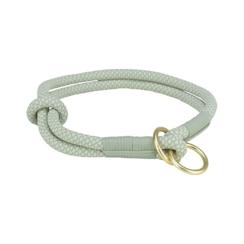 Ошейник-удавка Trixie Soft Rope для собак, размер L-XL, 55 см/10мм, шалфей/мятный