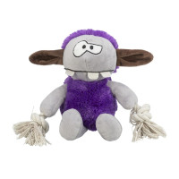 Игрушка Trixie Monster монстр, для собак, плюш, 32 см, фиолетовый Игрушка Trixie Monster монстр, для собак, плюш, 32 см, фиолетовый