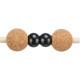 Игрушка Trixie CityStyle Dumbbell гантель, для собак, пробка/дерево, 3×10 см
