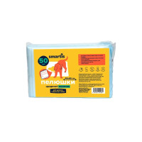Пеленки ежедневные Smartis для собак, эконом, 45×60 см, 50 шт Пеленки ежедневные Smartis для собак, эконом, 45×60 см, 50 шт