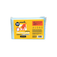 Пелюшки щоденні Smartis для собак, 60×60 см, 30 шт Пелюшки щоденні Smartis для собак, 60×60 см, 30 шт