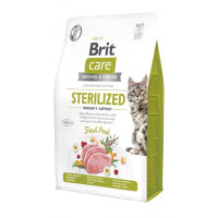 Сухой корм Brit Care Cat GF Sterilized Immunity для стерилизованных кошек, свинина, 2 кг Сухой корм Brit Care Cat GF Sterilized Immunity для стерилизованных кошек, свинина, 2 кг
