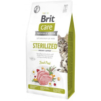 Сухой корм Brit Care Cat GF Sterilized Immunity для стерилизованных кошек, свинина, 7 кг Сухой корм Brit Care Cat GF Sterilized Immunity для стерилизованных кошек, свинина, 7 кг