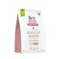 Сухий корм Brit Care Sustainable Sensitiveдля собак з чутливим травленням, комахи і риба, 3 кг Сухий корм Brit Care Sustainable Sensitiveдля собак з чутливим травленням, комахи і риба, 3 кг