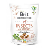 Лакомство Brit Care Crunchy Cracker Insects with Salmon для собак, для чувствительного пищеварения насекомого и лосось тимьян, 200 г Лакомство Brit Care Crunchy Cracker Insects with Salmon для собак, для чувствительного пищеварения насекомого и лосось тимьян, 200 г