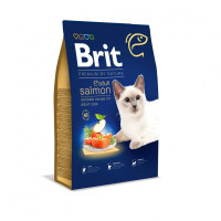 Сухой корм Brit Premium Adult Salmon для кошек, лосось, 8 кг. Сухой корм Brit Premium Adult Salmon для кошек, лосось, 8 кг.
