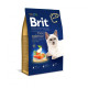 Сухой корм Brit Premium Adult Salmon для кошек, лосось, 8 кг.