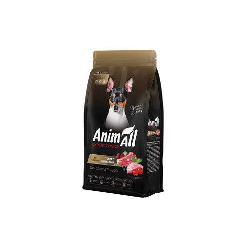 Сухий корм AnimAll для дорослих собак великих порід, зі свіжою індичкою та ягням, пробник, 100 г