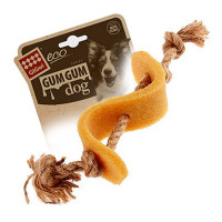 Іграшка GiGwi Gum gum Долар для собак, каучук, пенька, 13,5 см Іграшка GiGwi Gum gum Долар для собак, каучук, пенька, 13,5 см