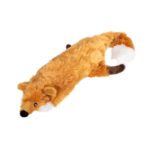Игрушка GiGwi Catch & fetch Лиса с большой пищалкой для собак,искусственный мех, 63 см