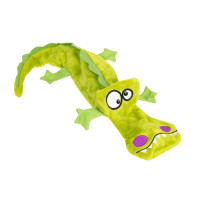 Игрушка GiGwi Plush Крокодил з 4-ма пищалками для собак, 38 см Игрушка GiGwi Plush Крокодил з 4-ма пищалками для собак, 38 см
