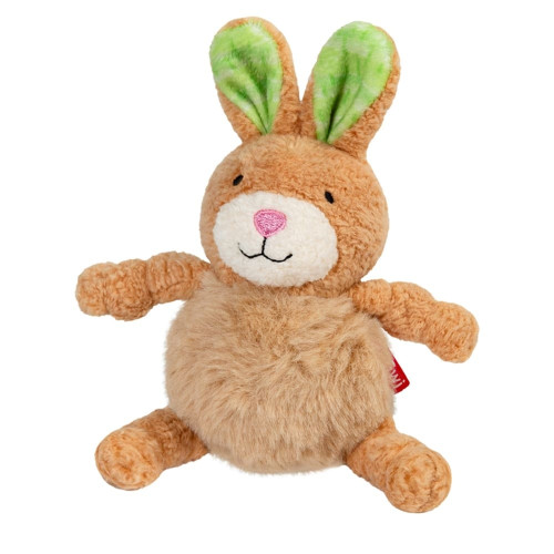 Игрушка GiGwi Suppa Puppa Зайка с мячиком внутри для собак,термопластическая резина, 11 см