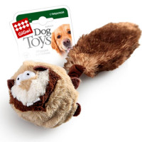 Игрушка GiGwi Catch & fetch для собак, Барсук с 2-мя пищалками, искусственный мех, 26 см Игрушка GiGwi Catch & fetch для собак, Барсук с 2-мя пищалками, искусственный мех, 26 см