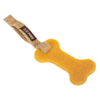 Іграшка GiGwi Gum Gum, для собак, Гумова кістка мала, екорезина, текстиль, 24 см Іграшка GiGwi Gum Gum, для собак, Гумова кістка мала, екорезина, текстиль, 24 см