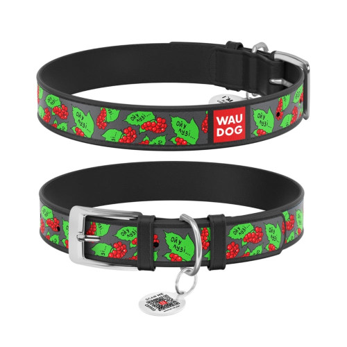 Нашийник Waudog Design з QR паспортом малюнок 