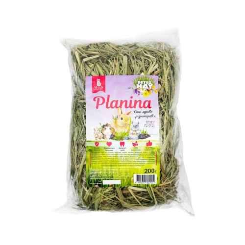 Сено Modes Planina Detox Hay луговое из разнотравья, для грызунов, 200 г