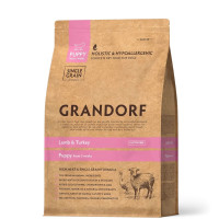 Сухий корм Grandorf Dog Puppy Lamb & Turkey для цуценят від 3 тижнів та вагітних сук, ягня та індичка, 1 кг Сухий корм Grandorf Dog Puppy Lamb & Turkey для цуценят від 3 тижнів та вагітних сук, ягня та індичка, 1 кг