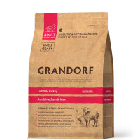 Сухий корм Grandorf Medium & Maxi Lamb & Turkey для дорослих собак середніх та великих порід, ягня та індичка, 3 кг