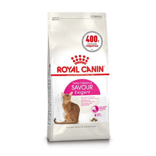 Сухой корм Royal Canin Exigent Savour для кошек привередливых ко вкусу продукта,1.6 кг + 400 г в подарок