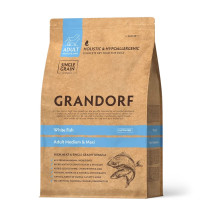 Сухой корм Grandorf Dog Medium & Maxi White Fish для собак средних и крупных пород, рыба, 1 кг Сухой корм Grandorf Dog Medium & Maxi White Fish для собак средних и крупных пород, рыба, 1 кг