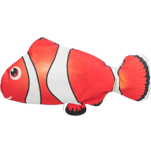 Игрушка Trixie Wiggly Fish для кошек, движущаяся рыба с кошачьей мятой, 26 см
