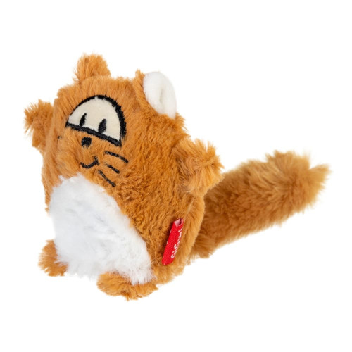 Игрушка для собак GiGwi Plush, Лиса с большой пищалкой, плюш, искусственный мех, 18 см