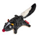 Игрушка для собак GiGwi Plush, Скунс с пищалкой, текстиль, 9 см