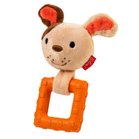 Игрушка для собак GiGwi Suppa Puppa, Собачка с пищалкой, текстиль/резина, 15 см Игрушка для собак GiGwi Suppa Puppa, Собачка с пищалкой, текстиль/резина, 15 см
