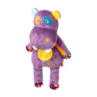 Іграшка GiGwi Plush для собак, Бегемот з мотузками та пищалкою, текстиль, 34 см Іграшка GiGwi Plush для собак, Бегемот з мотузками та пищалкою, текстиль, 34 см