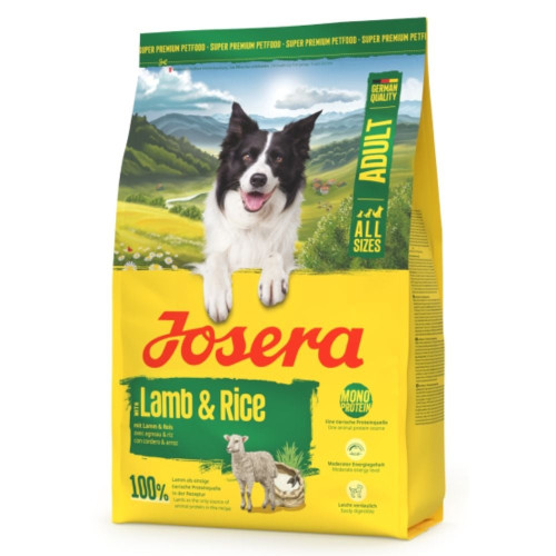 Сухий корм Josera Adult Hypoallergenic для собак всіх порід, з ягням та рисом, 3 кг