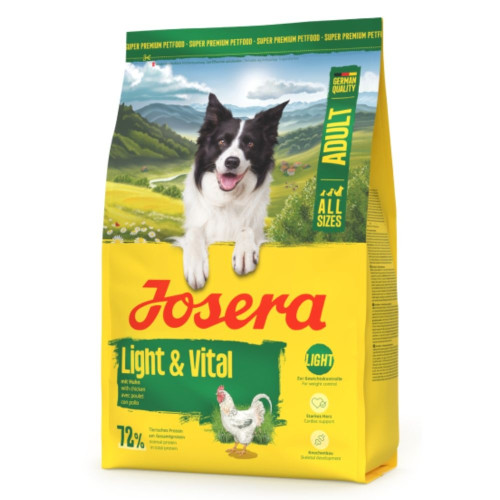 Сухой корм Josera Adult Light & Vital для собак всех пород, для снижения и поддержания веса, с курицей, 3 кг