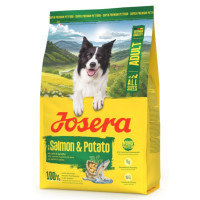 Сухой корм Josera Adult Salmon & Potato для собак всех пород, беззерновой, с лососем и картофелем, 0.9 кг