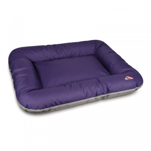 Лежак Pet Fashion Askold для собак, 80×60×13 см, фіолетовий/сірий