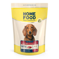 Сухой корм Home Food для собак малых пород, гипоаллергенный, беззерновой, утка и индейка, 700 г Сухой корм Home Food для собак малых пород, гипоаллергенный, беззерновой, утка и индейка, 700 г