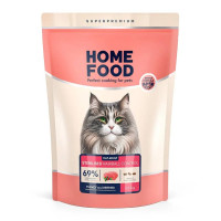 Сухий корм Home Food Hairball Control, для дорослих котів, для виведення шерсті, індичка та ягоди, 1.6 кг Сухий корм Home Food Hairball Control, для дорослих котів, для виведення шерсті, індичка та ягоди, 1.6 кг
