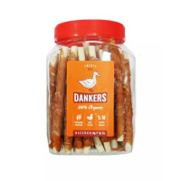 Ласощі Dankers палички кальцієві з філе качки, для собак, 500 г Ласощі Dankers палички кальцієві з філе качки, для собак, 500 г