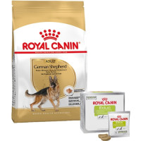 Набор сухого корма Royal Canin Adult German Shepherd 11 кг + лакомство Educ 30 шт в подарок Набор сухого корма Royal Canin Adult German Shepherd 11 кг + лакомство Educ 30 шт в подарок