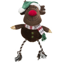 Игрушка Trixie Toy Christmas Рождественский олень, для собак, плюш, 49 см Игрушка Trixie Toy Christmas Рождественский олень, для собак, плюш, 49 см