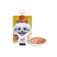 Крем-суп Wanpy Beef Carrot & Pea для собак, яловичина з морквою, 90 г Крем-суп Wanpy Beef Carrot & Pea для собак, яловичина з морквою, 90 г