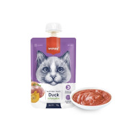 Крем-суп Wanpy Duck & Pumkin для кошек, утка с тыквой, 90 г Крем-суп Wanpy Duck & Pumkin для кошек, утка с тыквой, 90 г